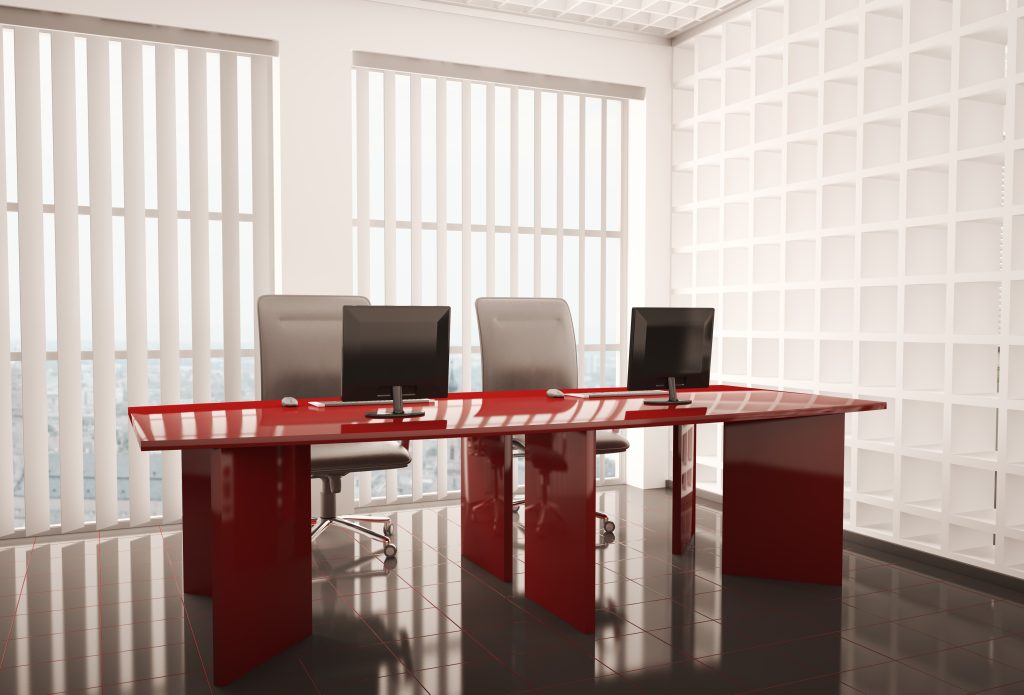 office with computers 3d